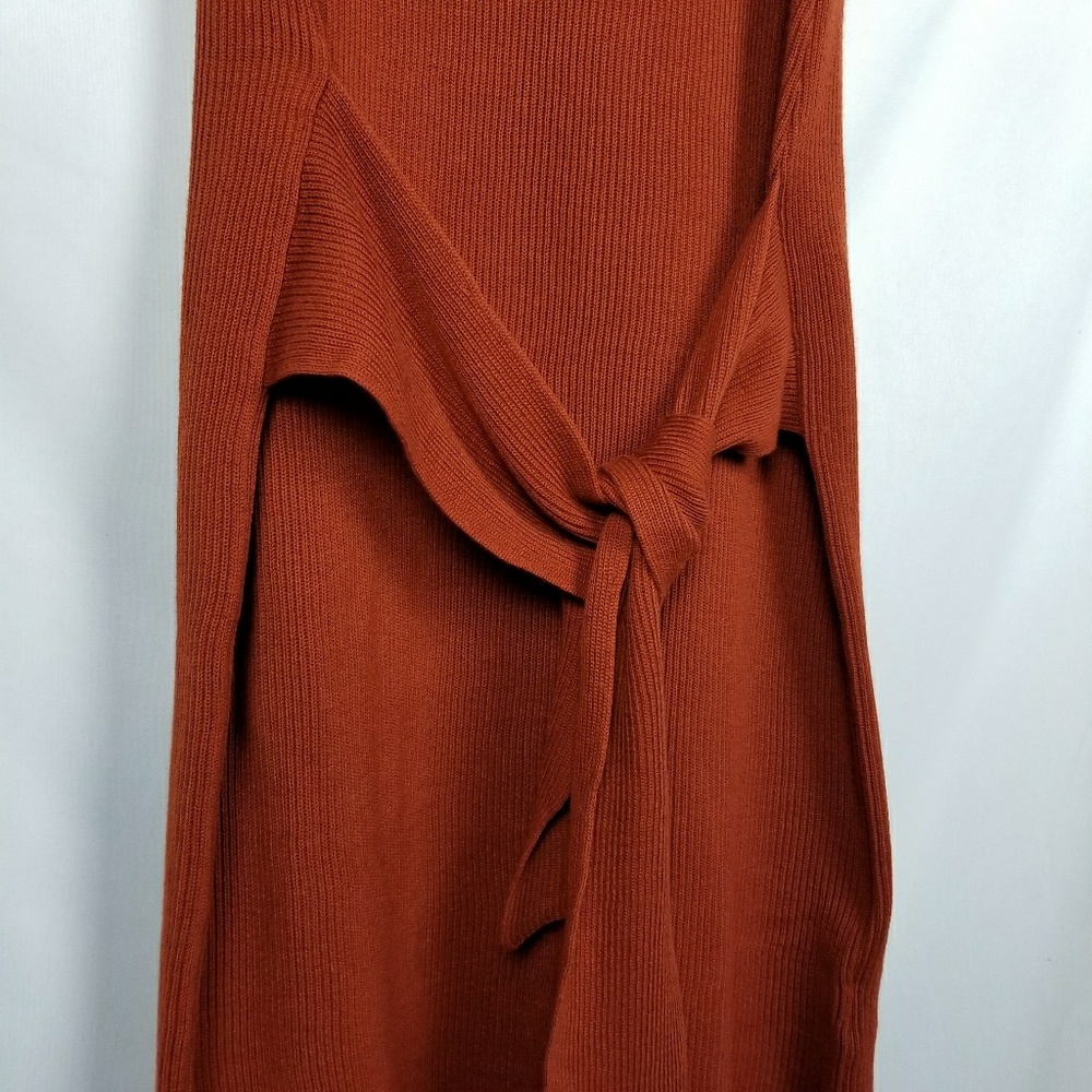 ZARA knit Ribbed sweater dress - Picture 2 of 6